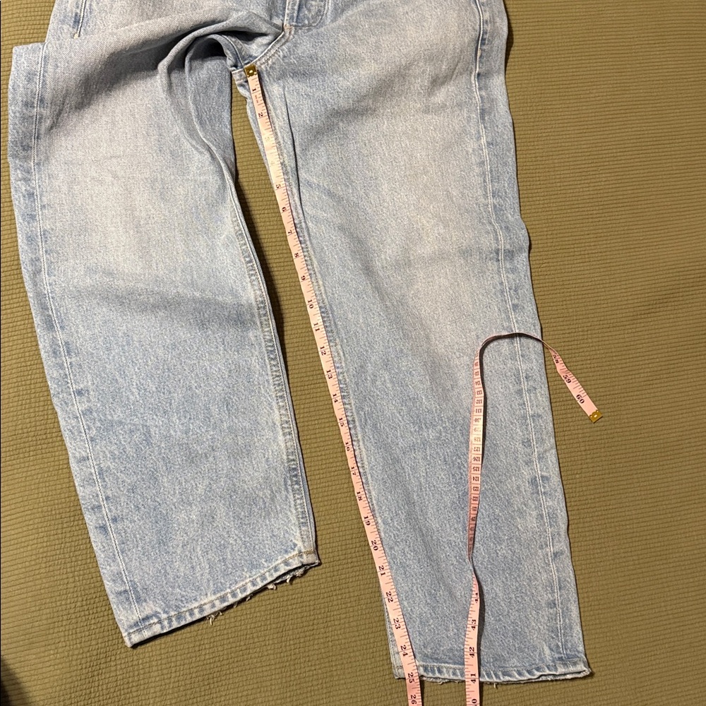 Citizens of Humanity Dahlia Bow Leg Baby Roll
Jeans Ribbon Blue Size 26 - Picture 16 of 16